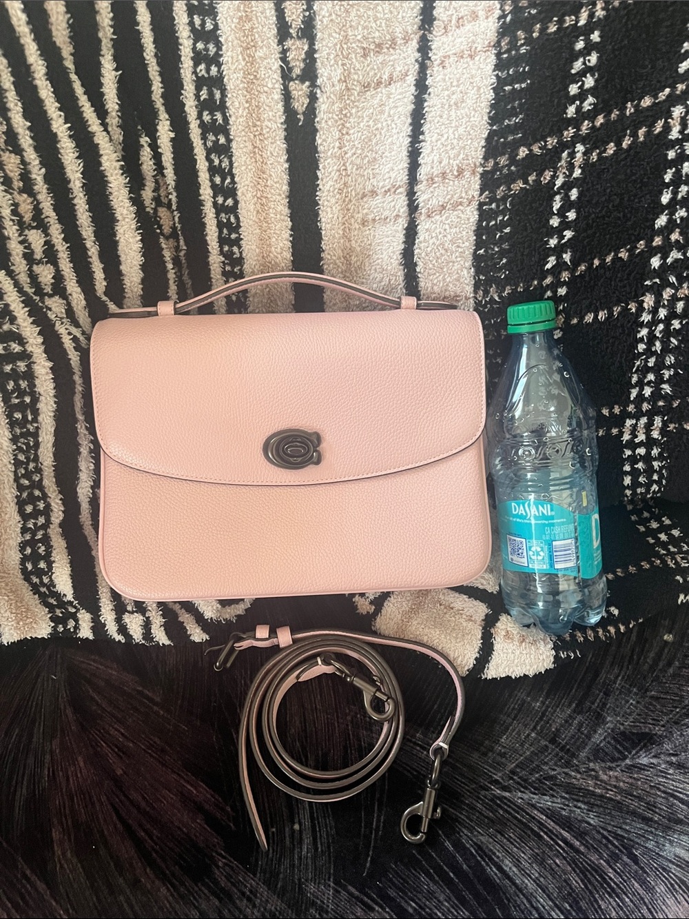 Coach Pink Top Handle Satchel Bag